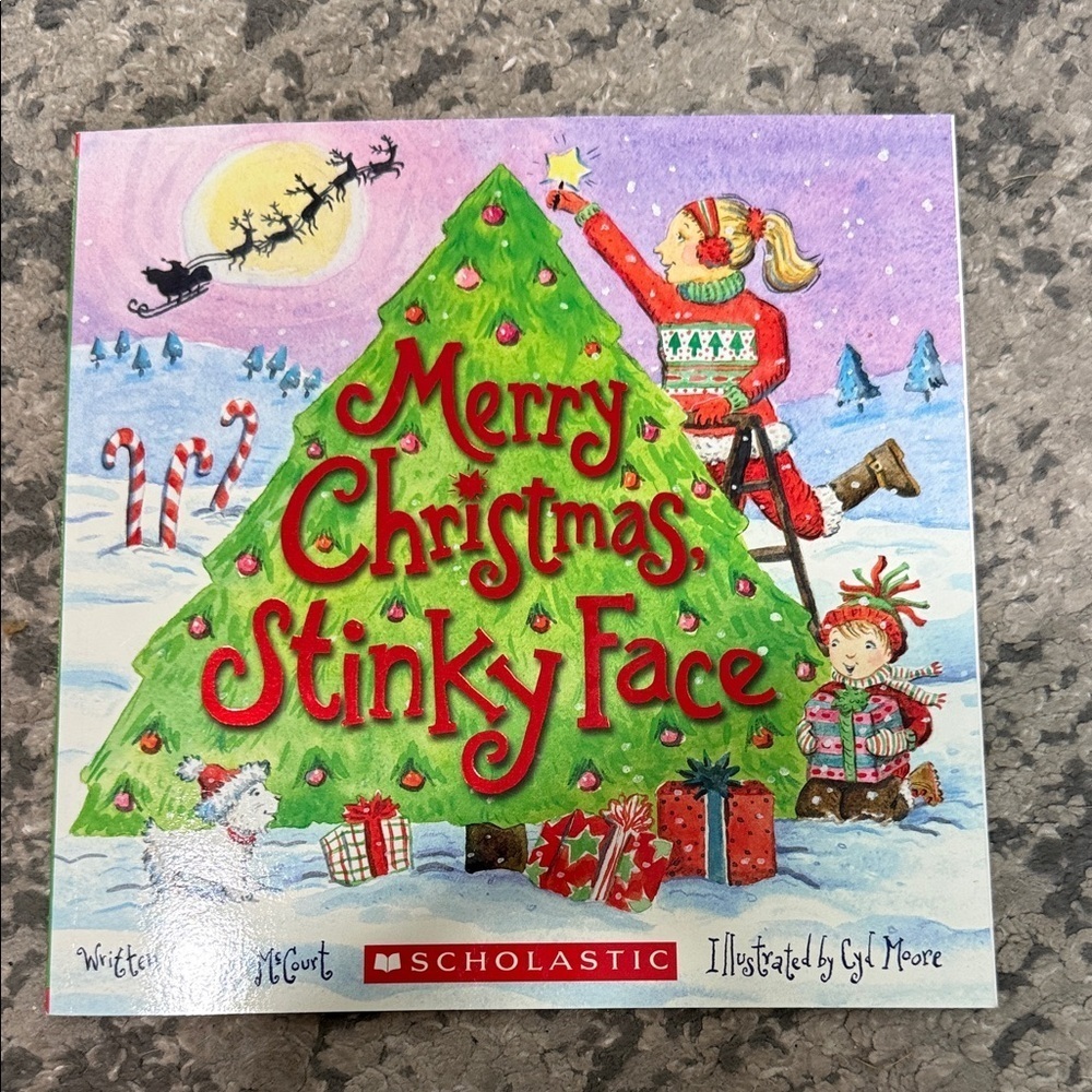 Scholastic Festive Green and Red Children's Book